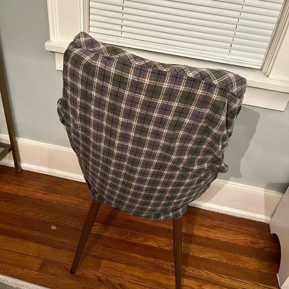 Mens Flannel Shirt Dark Green - Boston Traders | Size L - Picture 2 of 2